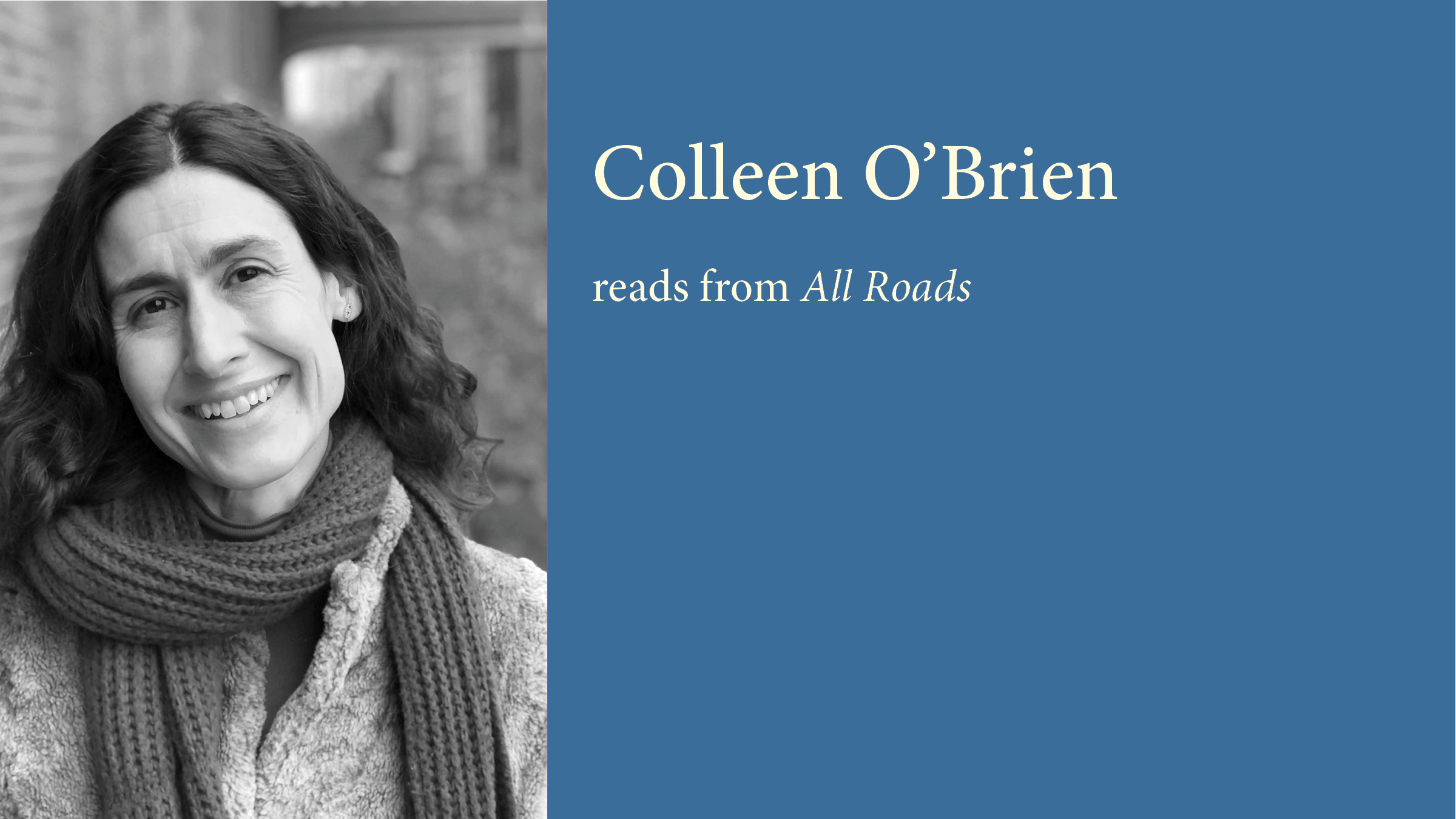 Colleen O'Brien reading at Gettysburg College